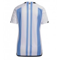 Camisa de time de futebol Argentina Replicas 1º Equipamento Feminina Mundo 2022 Manga Curta